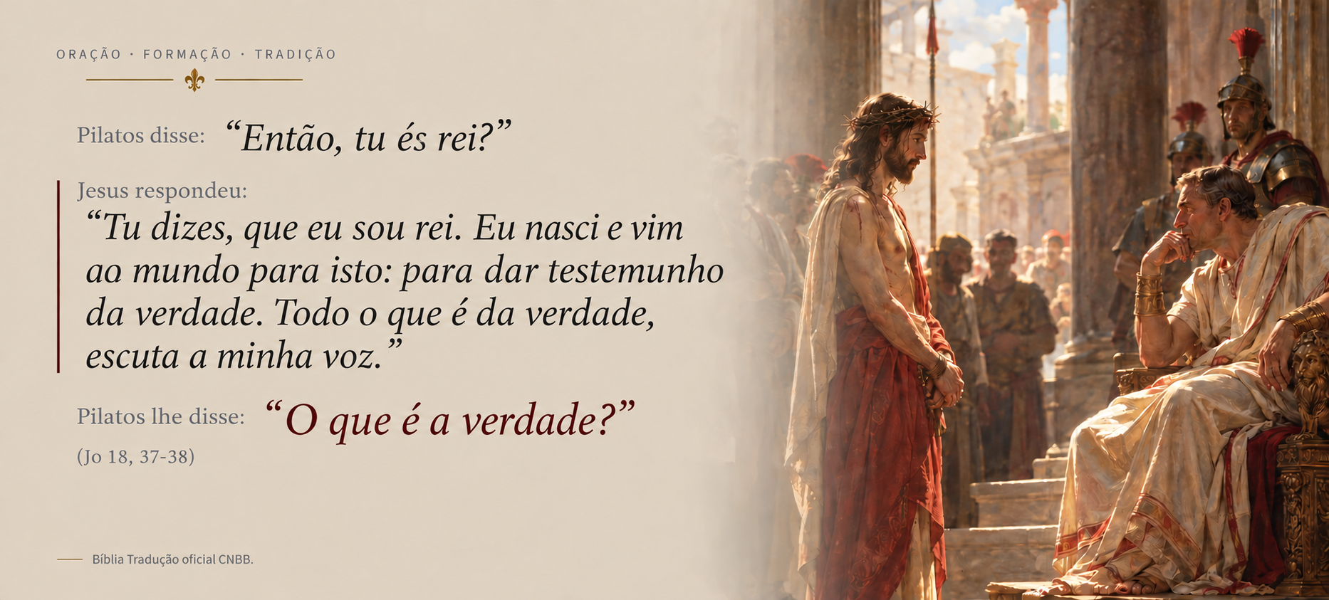 Jesus diante de Pilatos